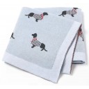 Dachshund Cotton Baby Blanket